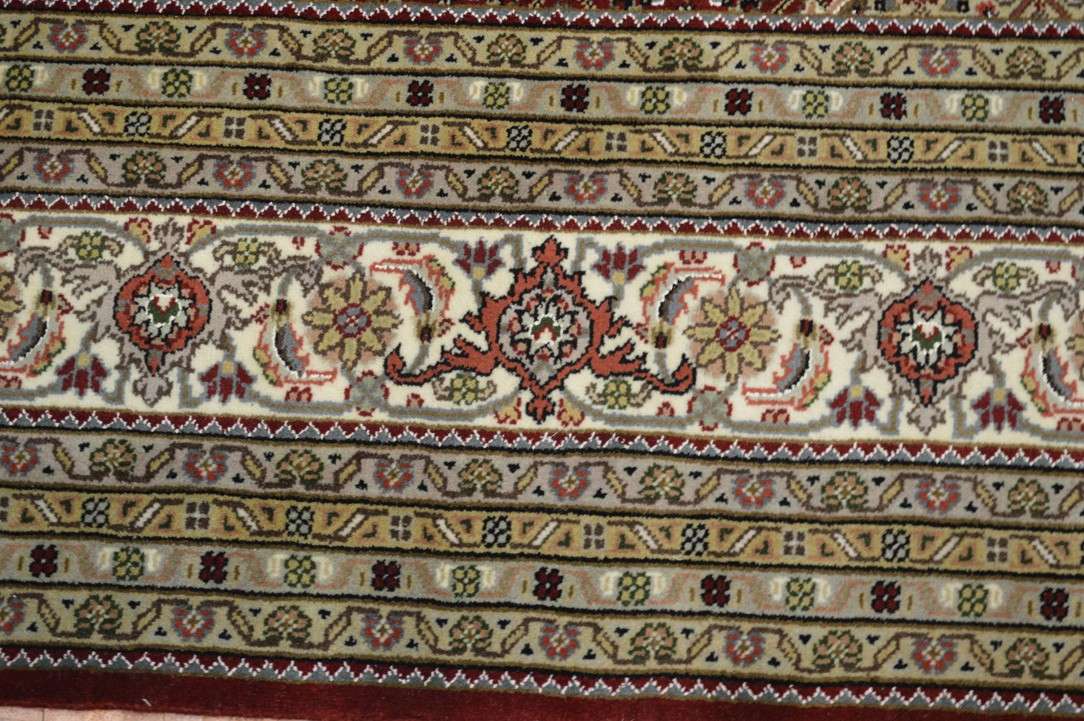 8' 1" x 8' 2" India Bijar Square Rug image 9