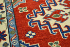 2' 8" x 8' 4" Pakistan Kazak Runner image 6