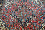 7' 4" x 8' 7" Persian Heriz Rug image 4
