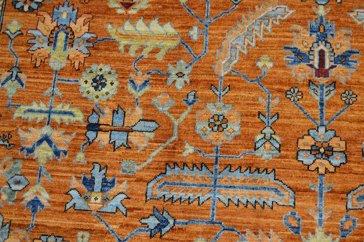 8' 3" x 10' 0" Pakistan Serapi Rug image 5