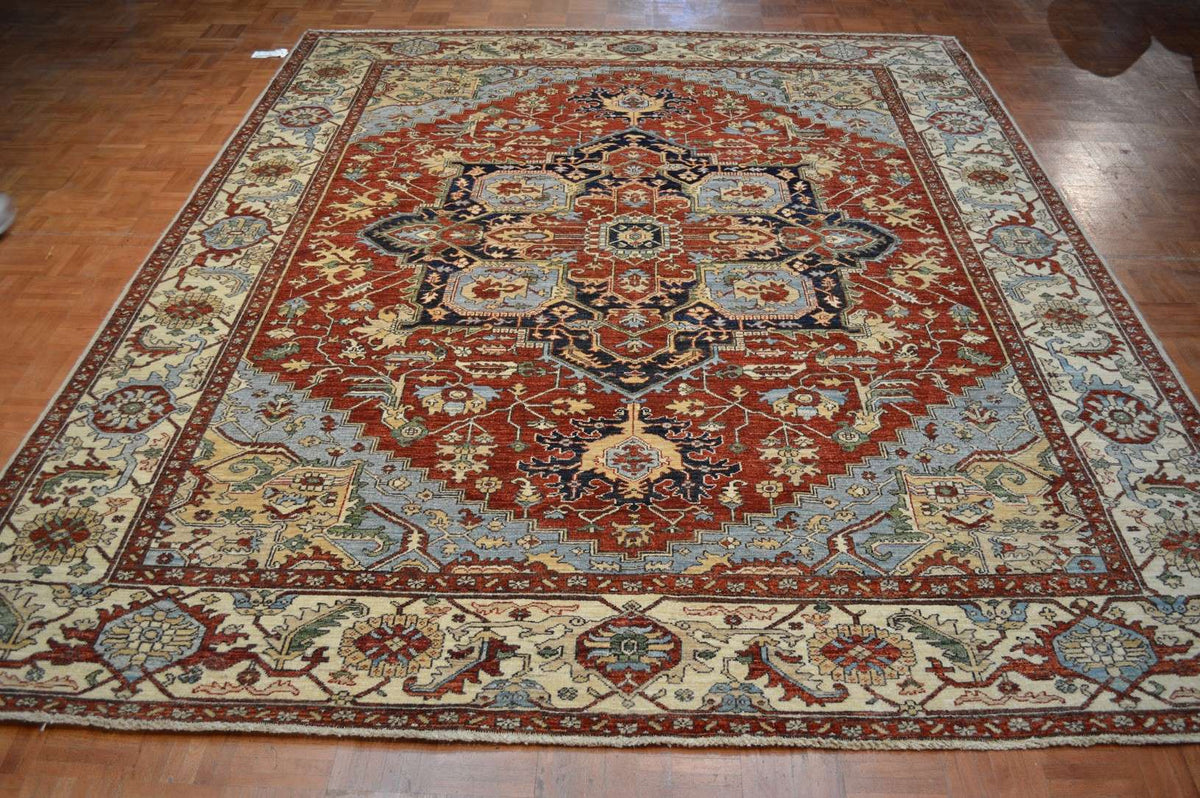 8' 2" x 10' 0" Pakistan Serapi Rug image 1
