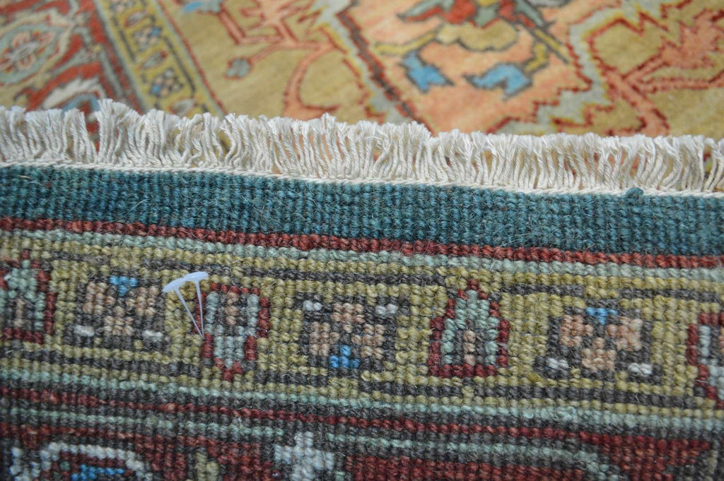 7' 8" x 10' 3" India Serapi Rug image 12
