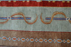 5' 9" x 9' 6" India Gabbeh Rug image 6