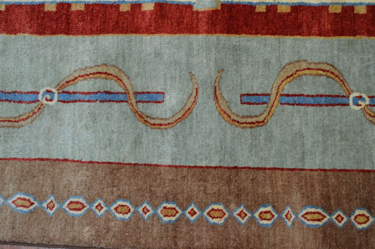 5' 9" x 9' 6" India Gabbeh Rug image 6