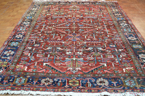 7' 8" x 10' 5" Persian Heriz Rug image 1