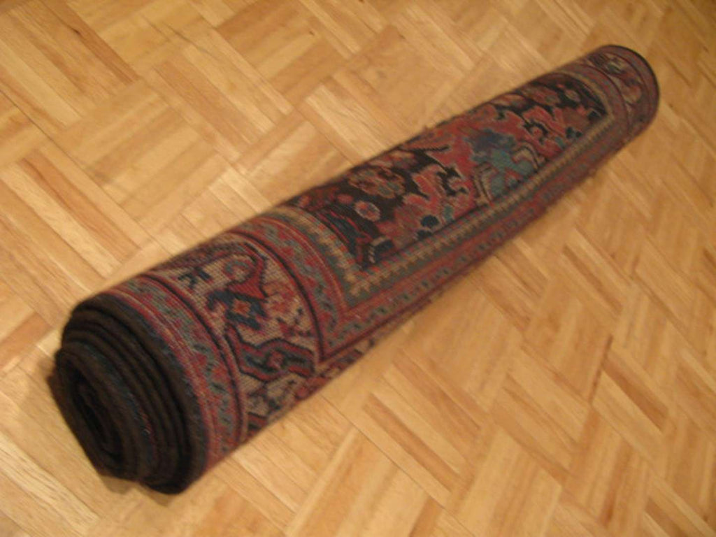 3' 9" x 10' 4" Persian Ziegler Runner image 11