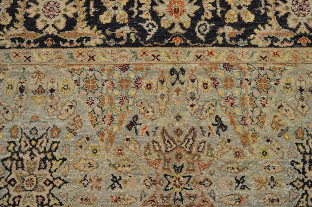 3' 8" x 4' 9" India Agra Rug image 3