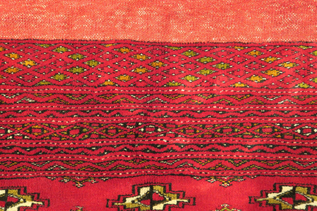 1' 9" x 4' 3" Persian Turkeman Rug image 0