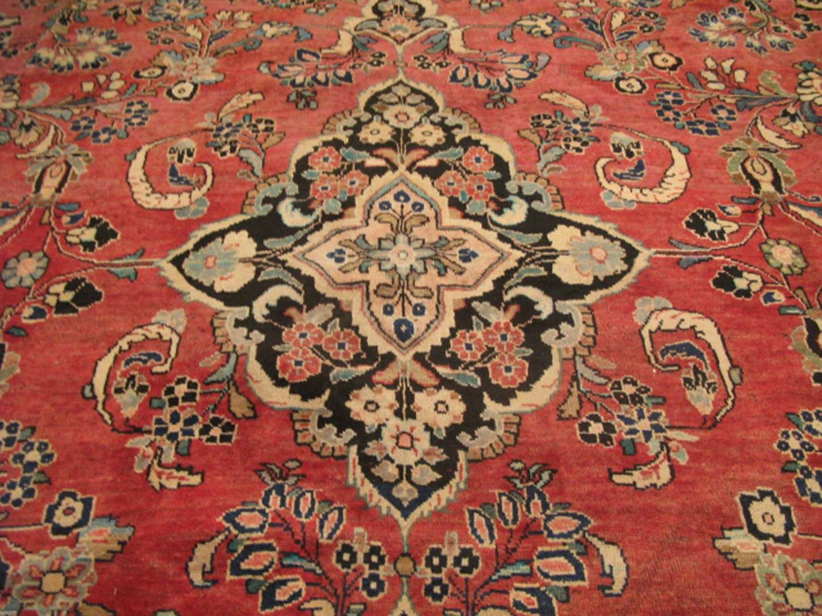 9' 0" x 12' 0" Persian Sarouk Rug image 3