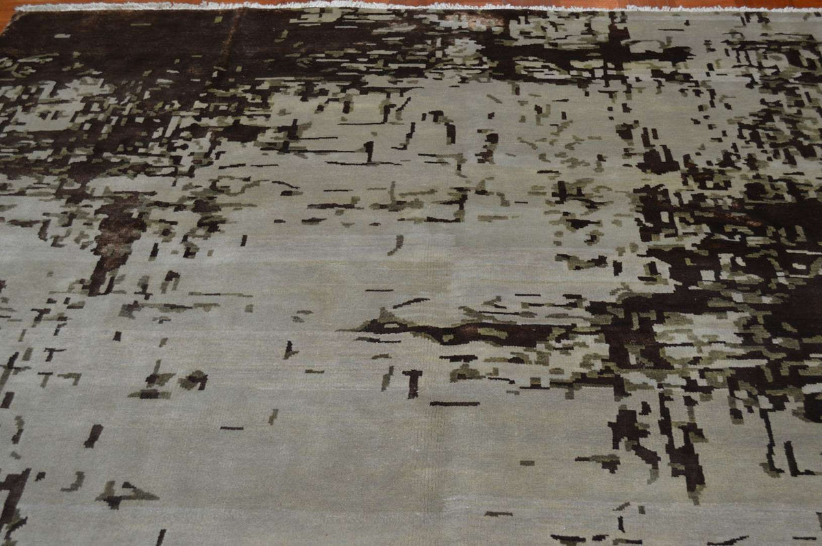 8' 0" x 9' 8" Tibetan Transitional Rug image 10