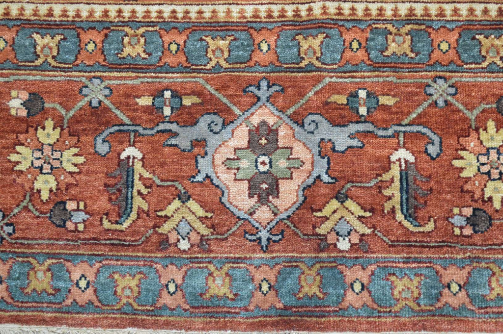 9' 8" x 13' 7" India Serapi Rug image 5