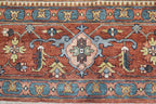 9' 8" x 13' 7" India Serapi Rug image 5
