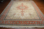 8' 8" x 12' 3" Persian Tabriz Rug image 1