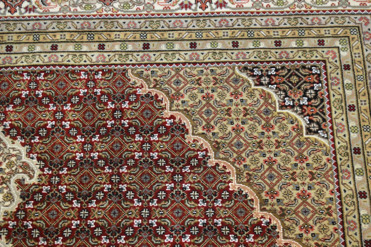 8' 1" x 8' 2" India Bijar Square Rug image 4