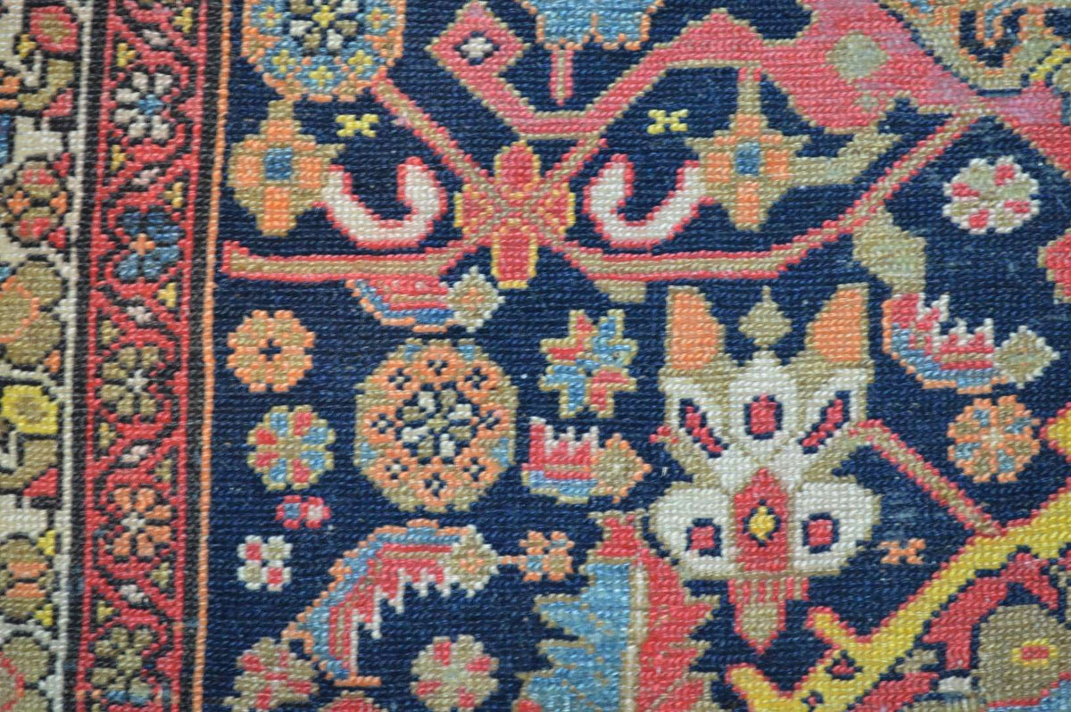 3' 5" x 6' 4" Vintage Hamadan Rug image 2