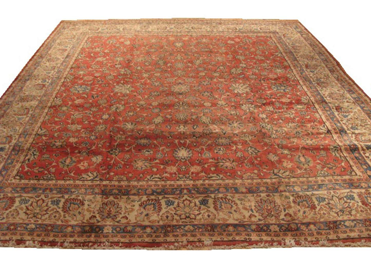 10' 4" x 12' 0" Persian Sarouk Rug image 0