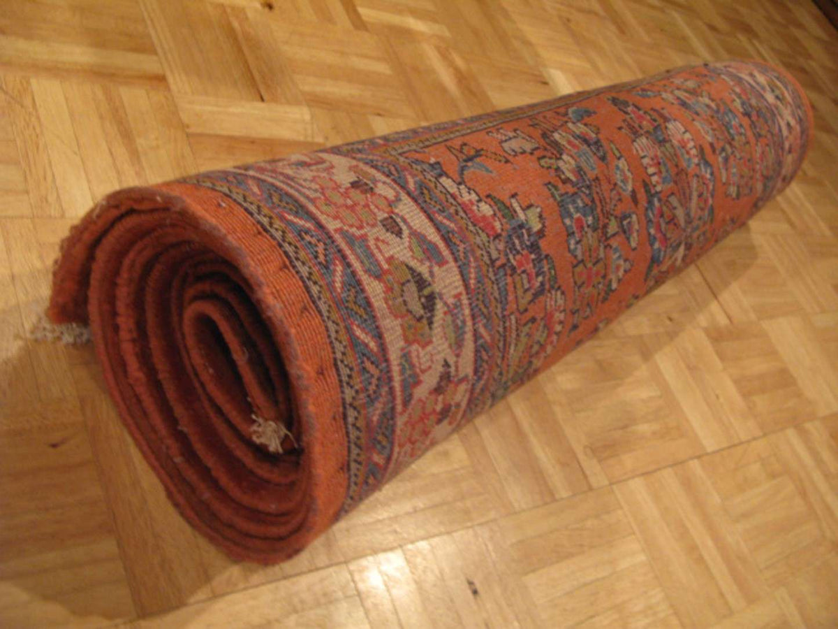 3' 6" x 11' 2" Persian Sarouk Runner image 11