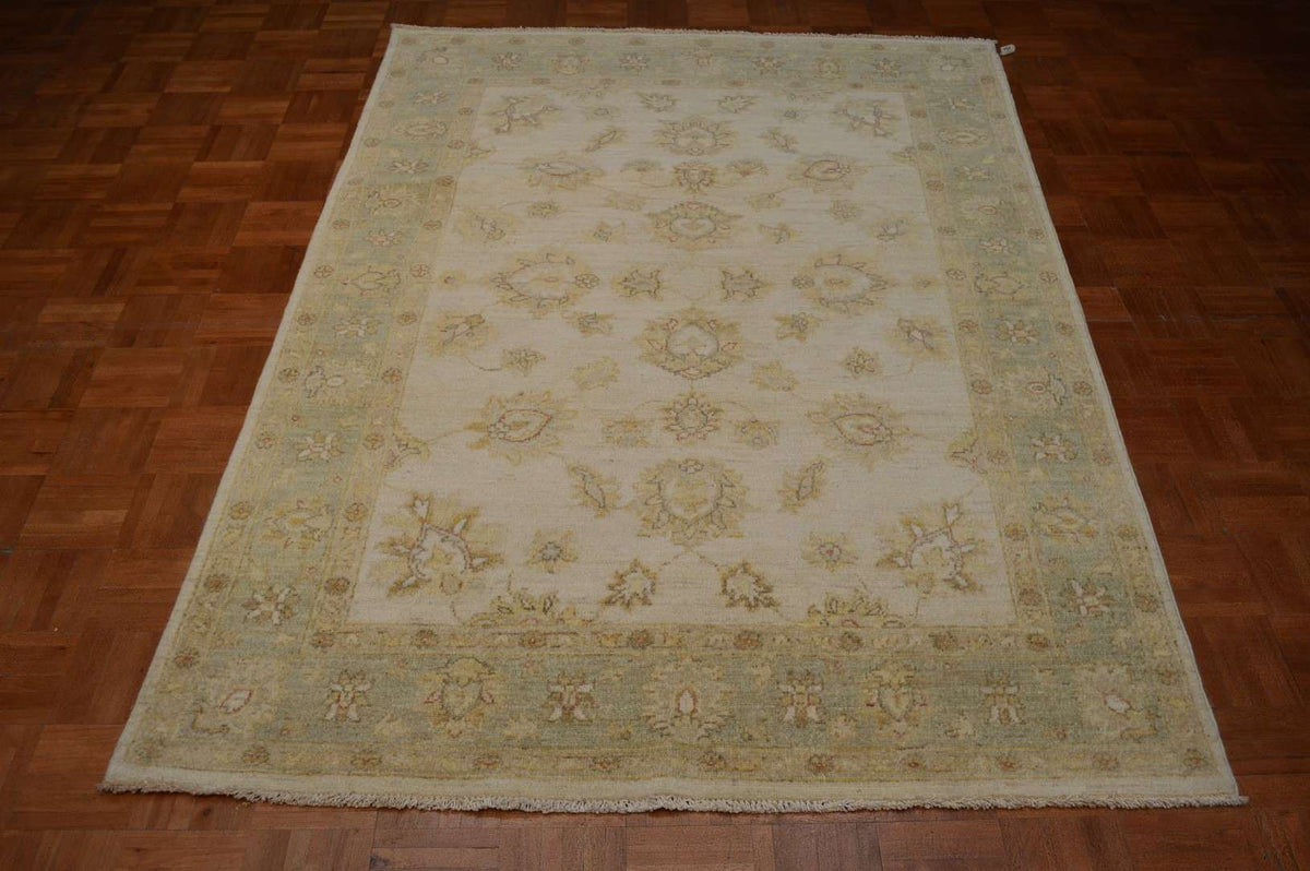 4' 8" x 6' 8" Pakistan Peshawar Rug image 1