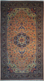 9' 8" x 18' 4" India Heriz Rug image 0