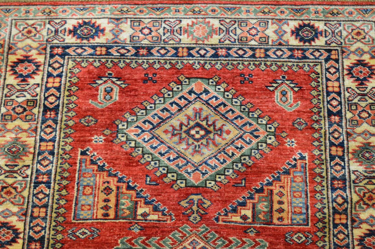 3' 3" x 4' 7" Pakistan Kazak Rug image 6