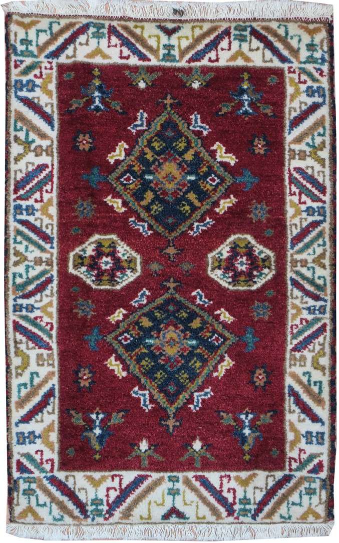 2' 0" x 3' 0" India Kazak Rug image 0