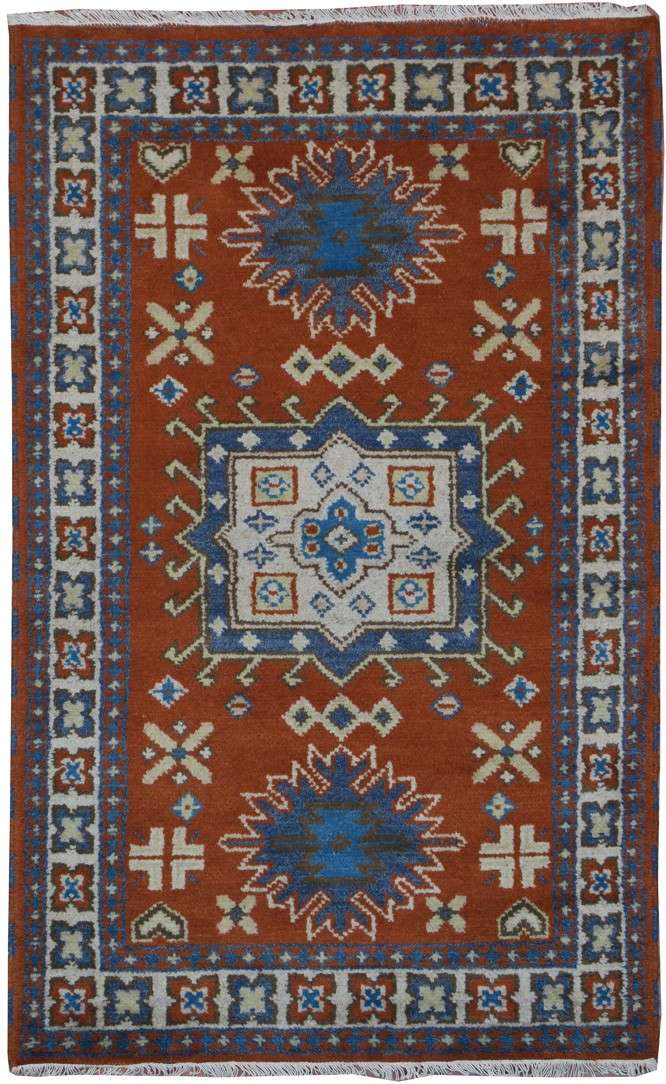 3' 0" x 5' 0" India Kazak Rug image 0