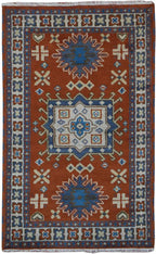 3' 0" x 5' 0" India Kazak Rug image 0