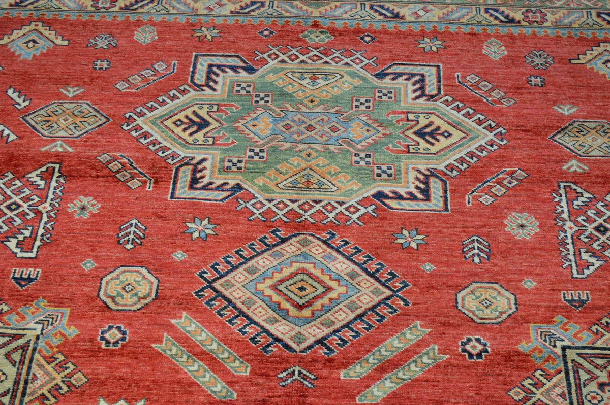 9' 0" x 12' 9" Pakistan Kazak Rug image 2