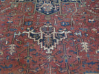 9' 6" x 12' 1" Persian Heriz Rug image 8