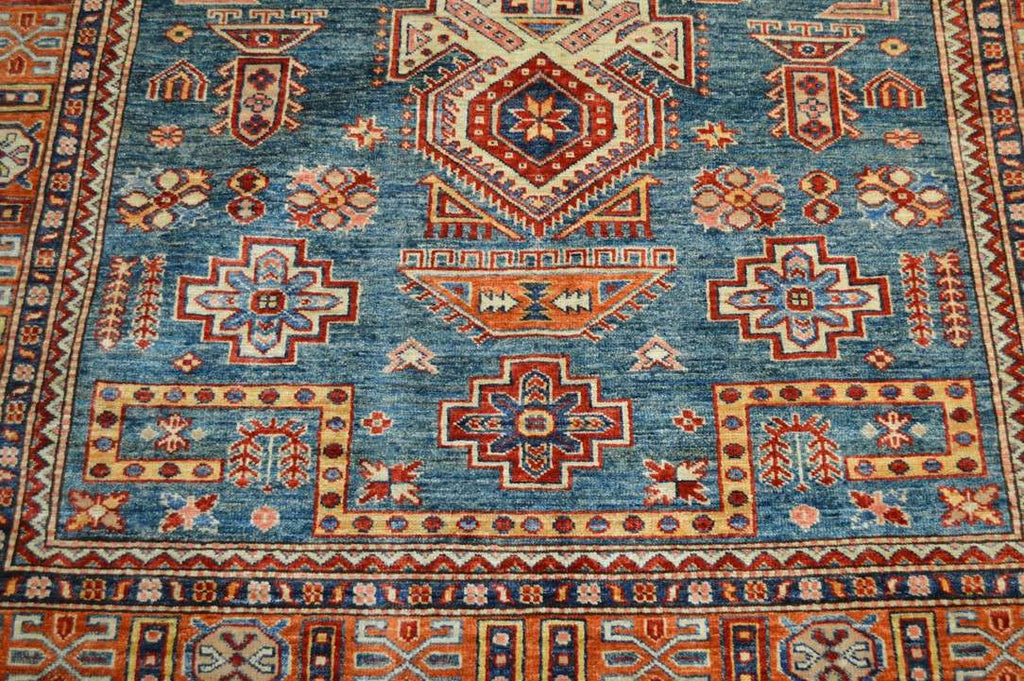 5' 0" x 7' 0" Pakistan Kazak Rug image 6