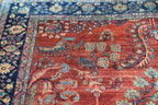 8' 8" x 12' 0" Persian Sarouk Rug image 7