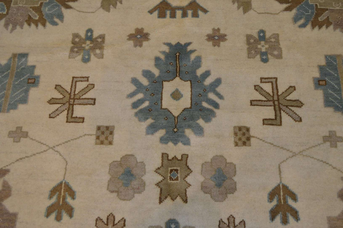 12' 3" x 17' 8" India Oushak Rug image 6