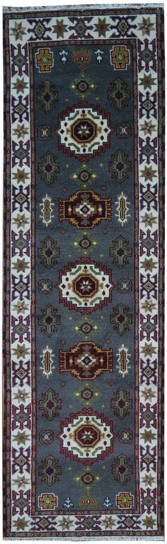 2' 8" x 9' 8" India Kazak Runner image 0