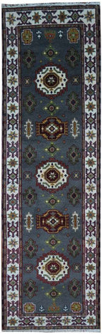 2' 8" x 9' 8" India Kazak Runner image 0