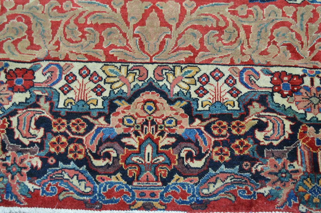 10' 6" x 13' 6" Persian Sarouk Rug image 7