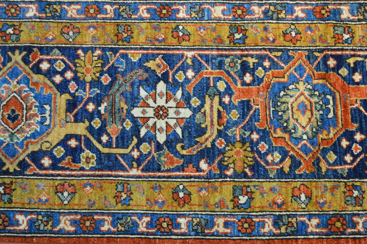 11' 8" x 19' 8" Pakistan Serapi Rug image 6