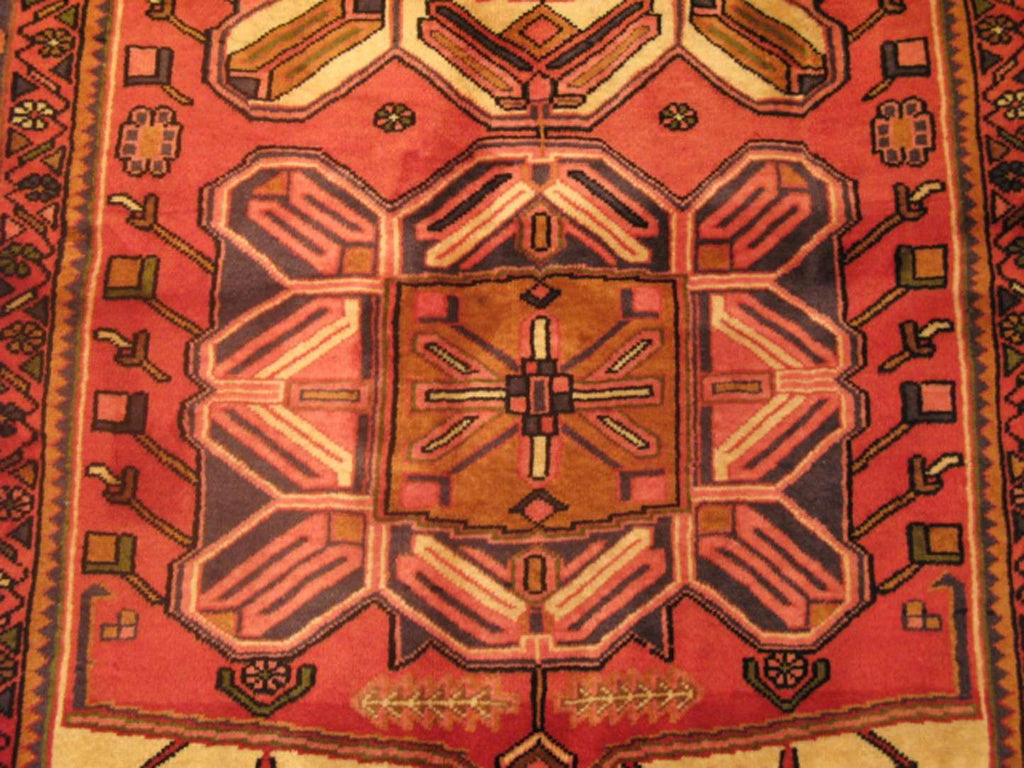 3' 9" x 10' 7" Persian Heriz Runner image 7