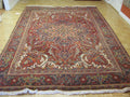8' 0" x 11' 0" Persian Heriz Rug image 1