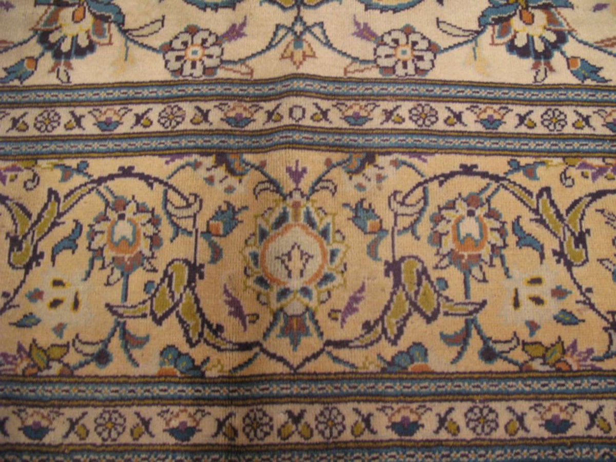 7' 0" x 10' 1" Persian Kashan Rug image 10