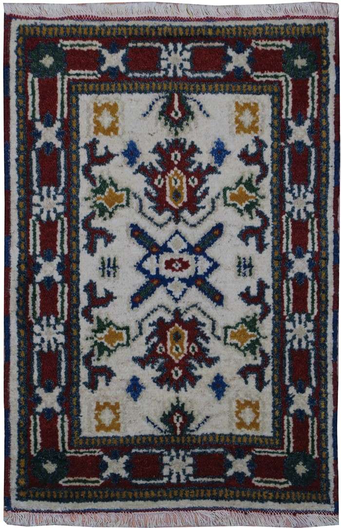 2' 0" x 3' 0" India Kazak Rug image 0