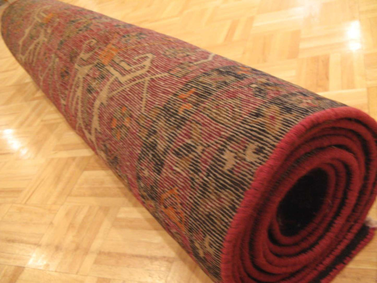 4' 6" x 14' 4" Persian Heriz Runner image 11
