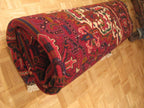 7' 0" x 9' 8" Persian Heriz Rug image 11