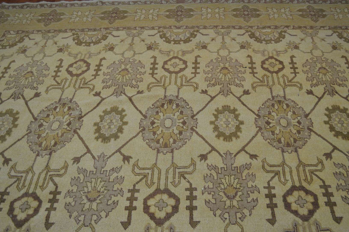 10' 4" x 14' 3" Turkish Oushak Rug image 12