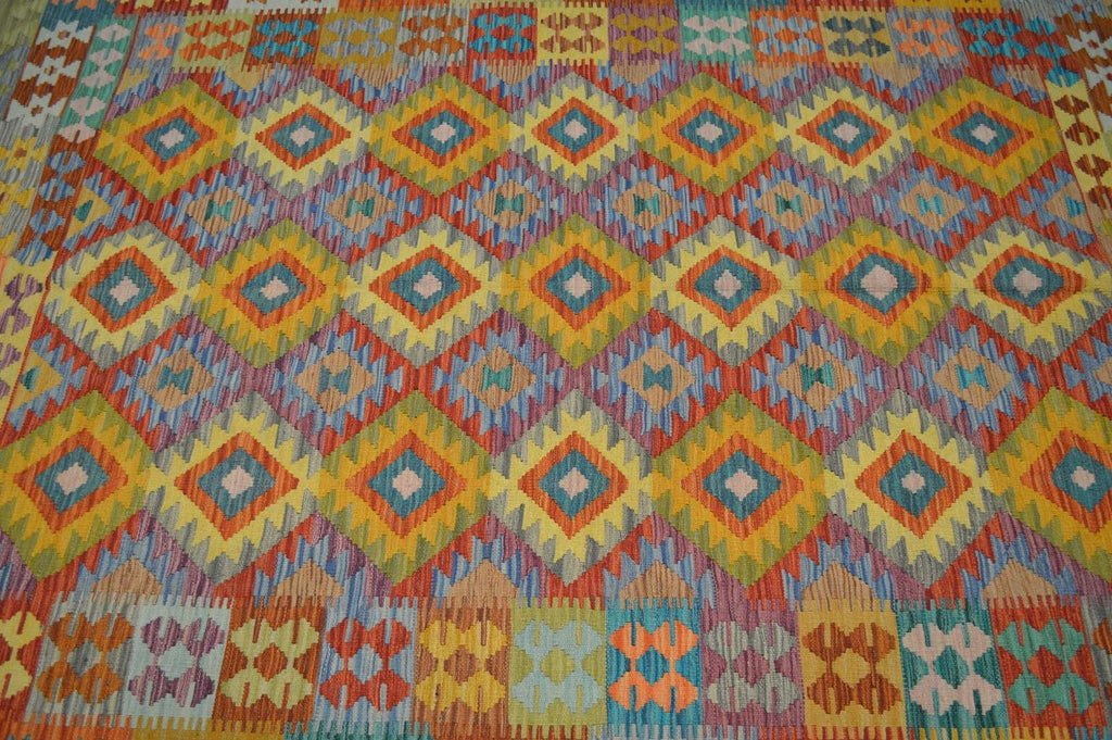 5' 7" x 8' 1" India Kilim Rug image 2