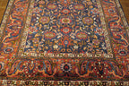 6' 6" x 10' 1" Persian Hamadan Rug image 0