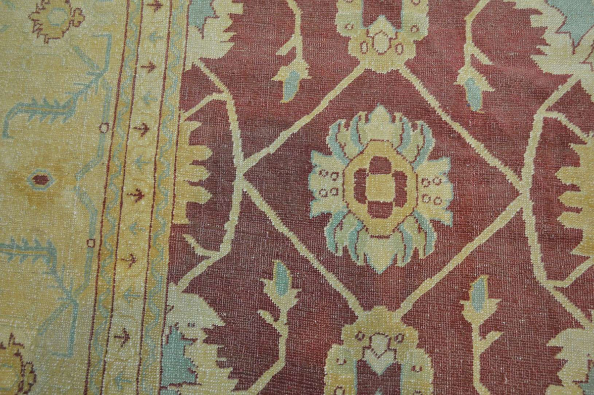 10' 1" x 13' 5" Turkish Oushak Rug image 2