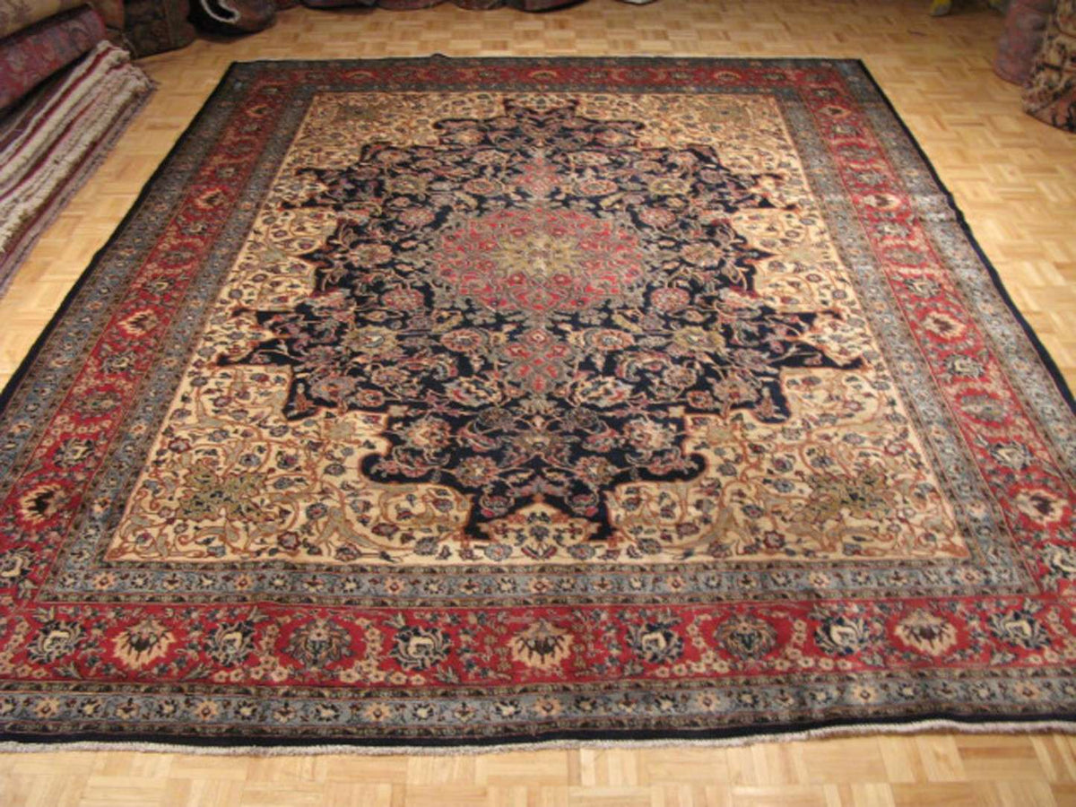10' 0" x 12' 6" Persian Mashhad Rug image 1