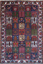7' 0" x 10' 5" Vintage Bakhtiari Rug image 0