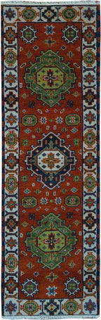 2' 0" x 6' 6" India Kazak Runner image 0