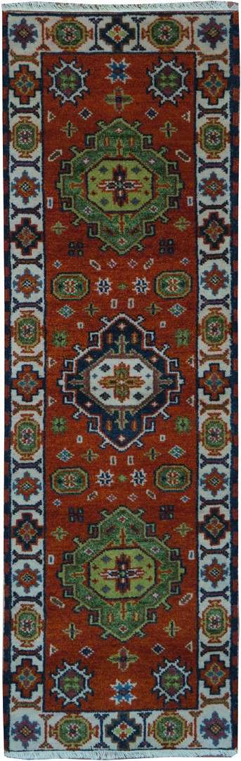 2' 0" x 6' 6" India Kazak Runner image 0